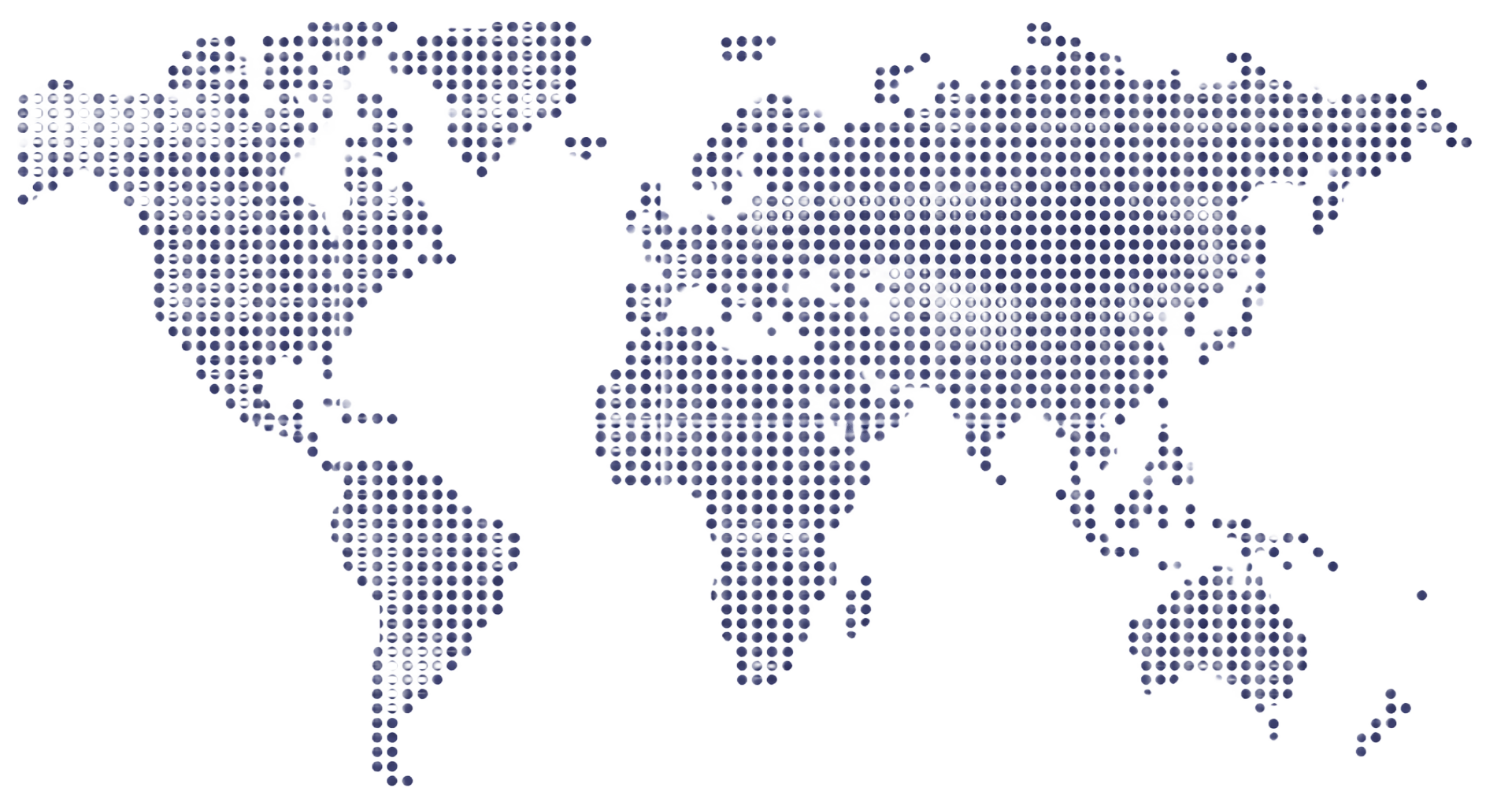 Dotted world map highlighting the United States, United Kingdom, Mexico, Honduras, Chile, Brazil, India, and Singapore